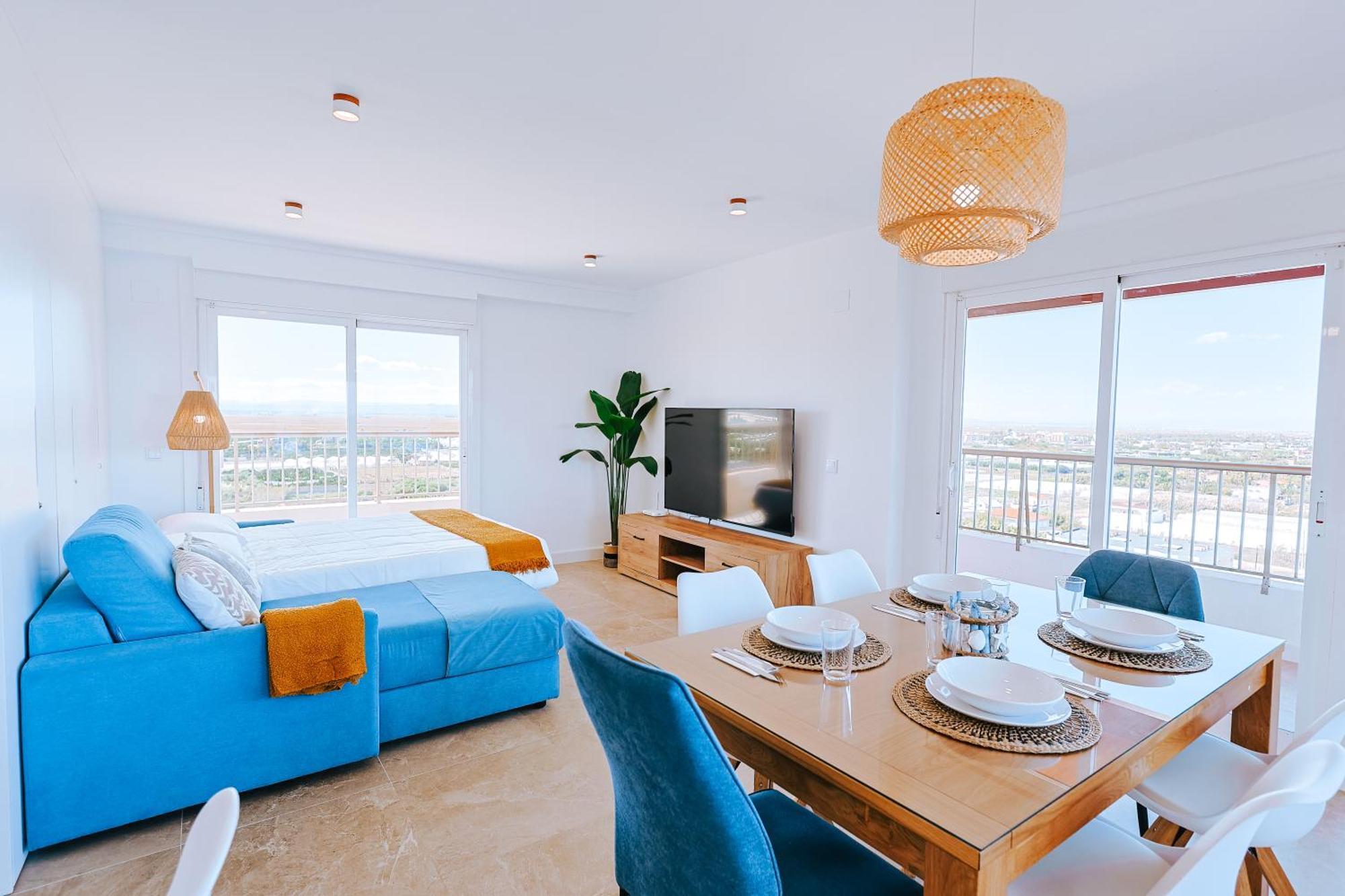 Apartamento Premium Con 5 Piscinas Barbacoa Tenis Frontenis Mareny Blau Buitenkant foto